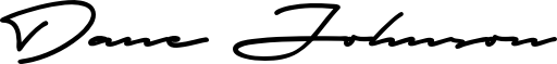 Dane Johnson signature